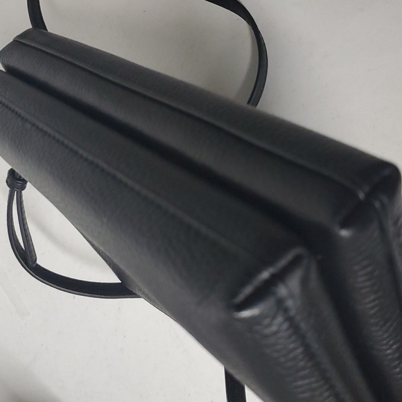 NWT Michael Kors JET SET TRAVEL Double Gusset Crossbody Pebble BLACK -Firm Price - Picture 14 of 15